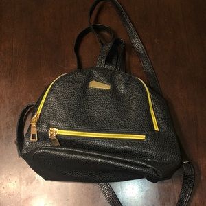 Small Black Backpack Purse